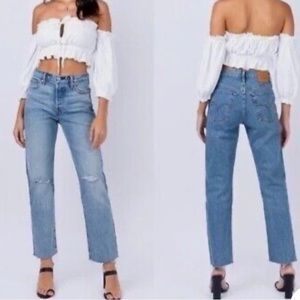Levi’s wedgie straight jeans